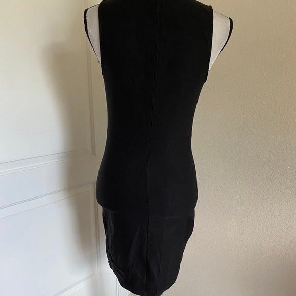 Vintage Plain Cocktail Dress Retro Vintage Pencil Dress - Picture 2 of 7